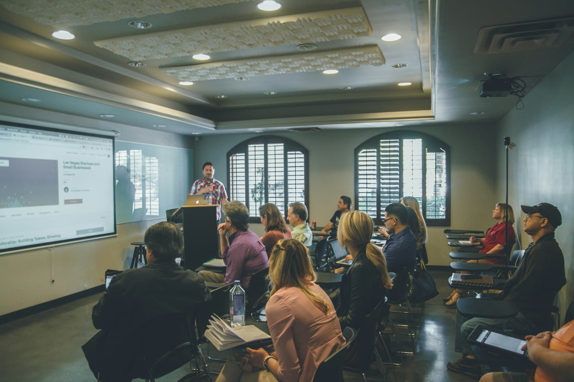 Students in a classroom setting